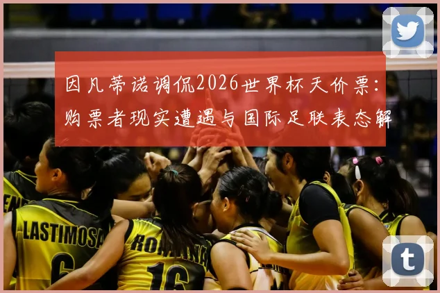 因凡蒂诺调侃2026世界杯天价票：购票者现实遭遇与国际足联表态解析